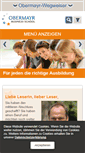 Mobile Screenshot of obermayr-business-school.com